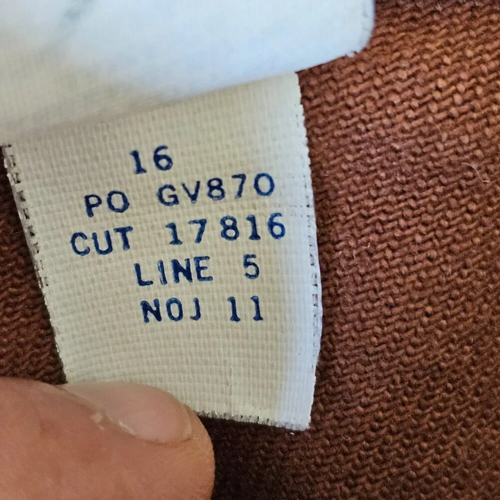 Vintage 90s Womens Gloria Vanderbilt 1991 Cotton Jeans Brown Sz 16 NWT Y2K RARE - Picture 10 of 12